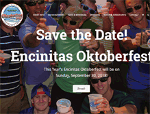 Tablet Screenshot of encinitasoktoberfest.com
